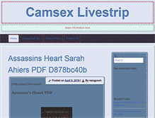 Tablet Screenshot of camsex-livestrip.info
